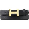 BELTINGER Hailey Women's Belt Made of Textured Leather, 3 cm,