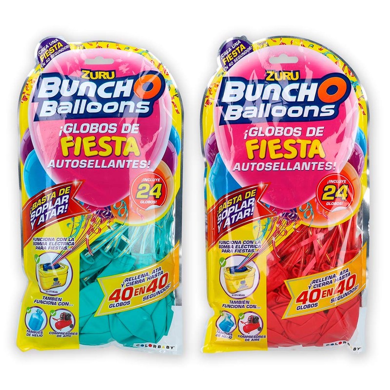 X-Shot Party Balloons Pack of 24 Buncho Balloons (71888), Assorted