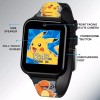 Rarewaves Accutime Kids Pokémon Pikachu Black Digital LED Watch with