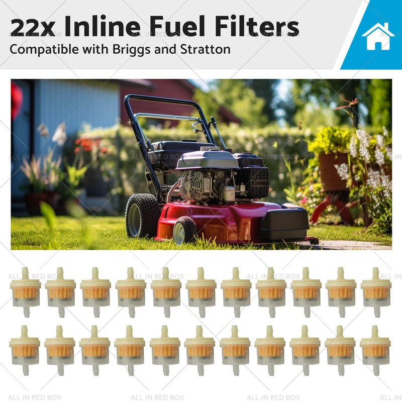 MAX COOL 22PCS Inline Fuel Filters Suitable for Briggs and