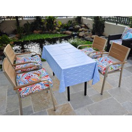 JMGBird Outdoor Chair Cushion Set of 2 Patio Cushions 19x19 with Ties Outdoor Cushions for Patio Furniture