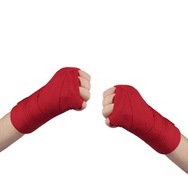 1 Pair Boxing Hand Wraps 196 Inches Sports Kicking Boxing Martial Art Handwraps Elastic Bandage Wrap for Women Men