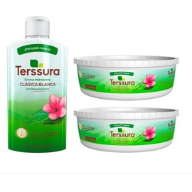Crema Hidratante Corporal Terssura Con Glicerina Pack 3pzas