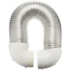 Lambro Industries 4004 Quick Connect Flexible Aluminum Duct Dryer Vent