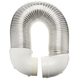 Lambro Industries 4004 Quick Connect Flexible Aluminum Duct Dryer Vent Kit