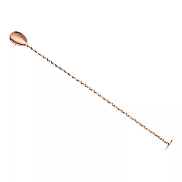 Barfly Muddle Bar Spoon, Muddler 15 3/4" (40 cm), Copper
