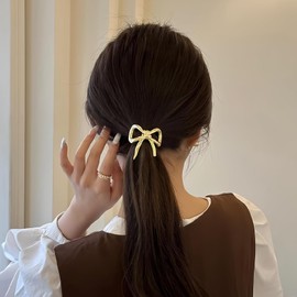 CALLYSONIC Haarschleife,2 Stück Haarspange Schleife,haarschleifen,schleife haare,Schleife Haarspangen für Mädchen