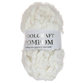 Woolcraft/Jarol POM POM Knitting Yarn/Wool - 200g (Cream - 01)