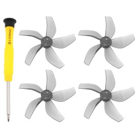 Briny River Pack of 4 Drone 5-Blade Propellers with Screwdriver, Compatible with DJI NEO, Grey