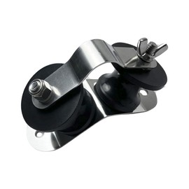 MARINE CITY Black Environmental Friendly Bow Roller Large Platform for Bow Anchor Roller Holder Replacement Bow Roller for Marines Boats Yachts Kayaks