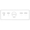 TOSUKKI Microscope Calibration Ruler Slide,4-Scales and 0.1mm Line Resolution,Microscope Calibration