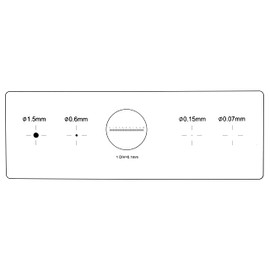 TOSUKKI Microscope Calibration Ruler Slide,4-Scales and 0.1mm Line Resolution,Microscope Calibration Grid/Microscope Camera Calibration Slide/Microscope Reticle/Micrometer Ruler for Microscope
