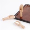 WELANGBN 2pcs Mini Wooden Spoons，Mini Bamboo Spoons for Bath Salts,