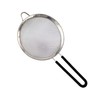 Graduated Stainless Steel Mesh Strainer Set - Black - Set