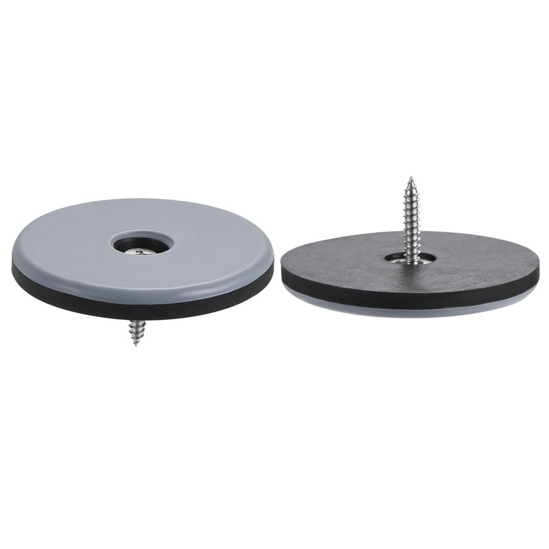 uxcell 50mm Furniture Feet Slider Glides Screw-in Chair Leg Protector