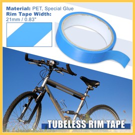 REPAIROCK Width 21mm Length 10m Tubeless Rim Tape Bike Rim Strip Tape Blue Durable Material Auto Replacement Parts