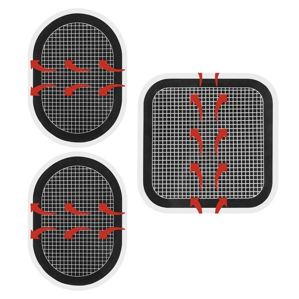 flintronic Replacement Gel Pads, 3 Pieces Replacement Electrodes Gel Pads