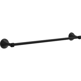 Delta ESA18-MB Esato 18-in Wall Mount Towel Bar with 6-in Extender Bath Hardware Accessory in Matte Black