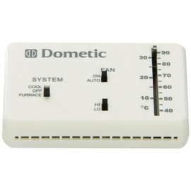 Dometic 3106995.032 OEM Thermostat 6-Wire Analog Control Heat & Cool | Replacement for The Duo-Therm 3106995.032 Thermostat.