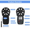 HoldPeak 866B Handheld Anemometer with Tripod, Digital Wind Speed Gauge