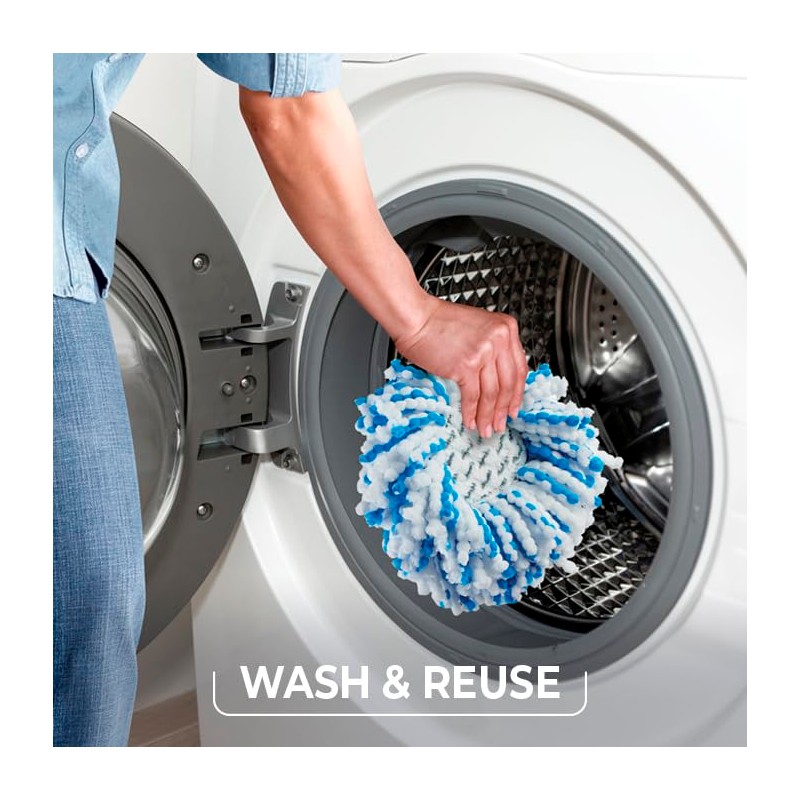 O-Cedar Genuine RinseClean Deep Clean Spin Mop Head Replacement (1-Pack)