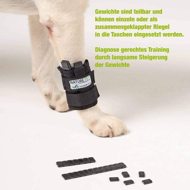 Nature Pet Therapy Cuff/Training Bandage with Weights for Dogs (XL)