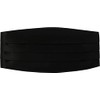 Gioberti Men's Adjustable Satin Cummerbund Set With Formal Bow Tie