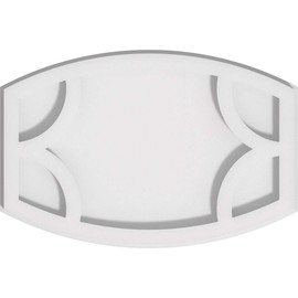 Ekena Millwork CMP12X8KY Kailey Architectural Grade PVC Contemporary Urethane Ceiling Medallions 12"W x 8"H x 6 1/2"C x 1"P