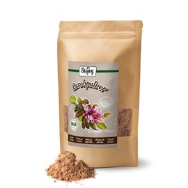 Biojoy Organic Carob Powder (500 g), Carob Flour as Binding Agent and Cocoa Substitute, Carob Pods, Dried and Ground