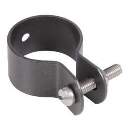 Alberts 655143 Clamp for Struts, Galvanised, Anthracite-Metallic Plastic-Coated, Clamp Diameter 38 mm