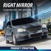 PIT66 Right Passenger Side Mirror Power Heated Turn Signal Puddle