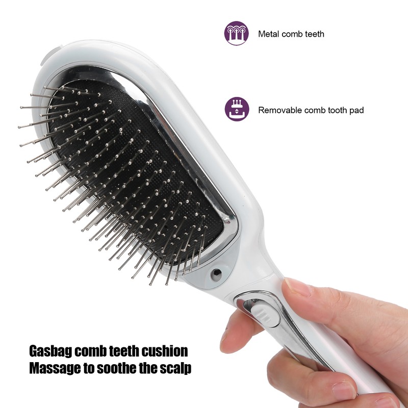 Electric Negative Ion Massage Comb Magnetic Therapy Vibration Scalp Massage