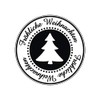 Rayher - Stamp "Frööhliche Weihnacht" (Merry Christmas) - 3cm Diameter