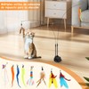 VINGVO 14PCS Juguetes para Gatos Interactivos, 2 Varas Teaser de