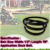 QMTCYXGS 193214 1/2" X 90" Lawn Mower Deck Drive Belt