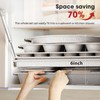 11-Piece Nonstick Baking Pans Set White&Khaki