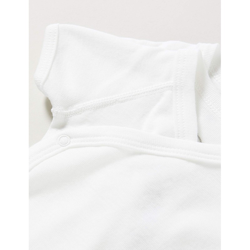 Petit Bateau Unisex Baby Short Sleeve Bodysuit for Newborns (Pack