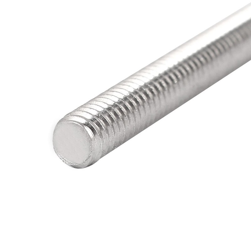 Sourcingmap M6 x 100mm 304 Stainless Steel Fully Male Threaded