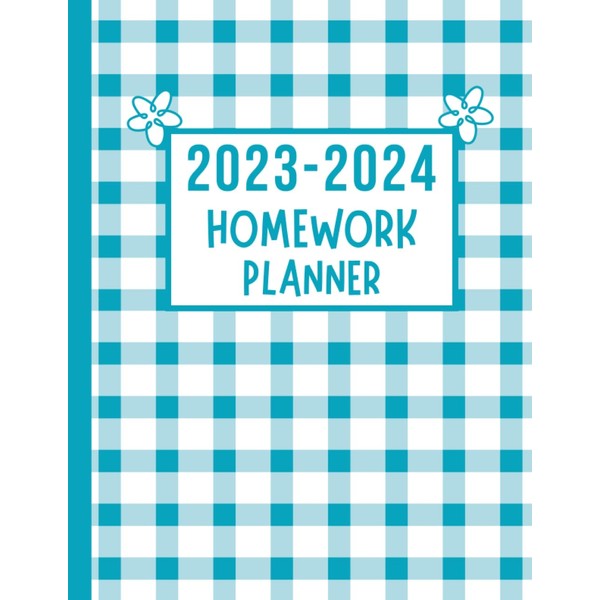 Homework Planner 2023-2024: Undated Daily Assignment Tracker For Middle, High
