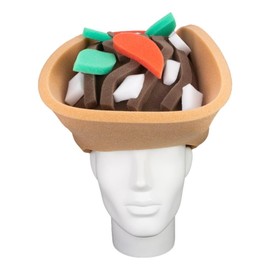 FOAM PARTY HATS: Giant Taco Hat - Cinco de Mayo Hat - Food Hat - Mexican Hat - Holiday Hat