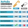 XoYoZo Laundry Hooks with Clips Hanger Closet Organizer Clamps Socks