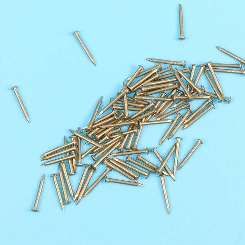 SUPVOX 100pcs Copper Nails for Killing Trees Stump Removal Spikes