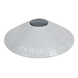Kwik Goal 6A1002 Small Disc Cone, Pack of 25 (White)