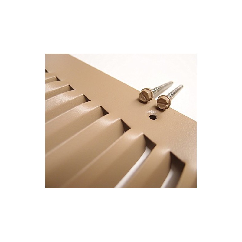HVAC Premium 16'' x 8'' [Duct Opening] Flat Stamped Steel