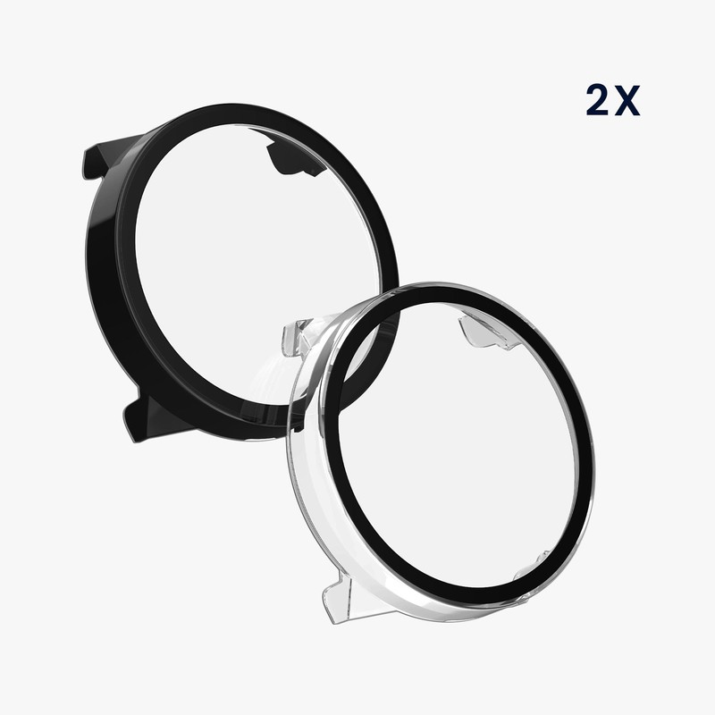 kwmobile Cover Comaptible with Suunto Vertical Covers - 2x Tempered