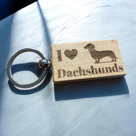 Ashton and Finch Dachshund Keyring – Adorable Dog Keychain Gift