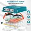 120 Egg Incubator with Humidity Display, Automatic Temperature Control and