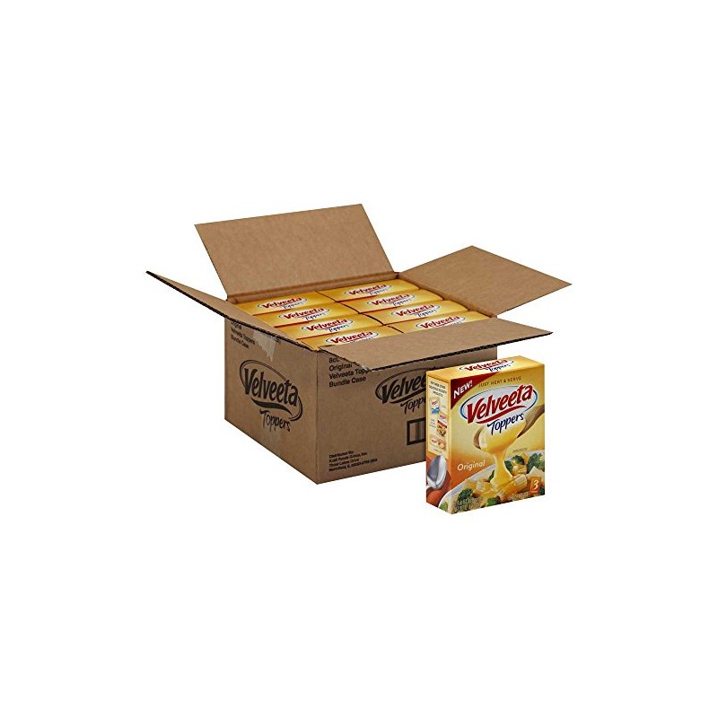 Velveeta Original Processed Cheese Sauce Pouch, 12 Ounce -- 8