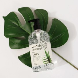 Foodaholic Aloe Vera Soothing Gel 500ml / Pump Type, Soothing Soothing Gel Moisturizing Cream Containing Centella Asiatica Extract / 푸드어홀릭 알로에베라 수딩젤 500ml 펌프형 병풀추출물함유 진정 수딩겔 수분크림