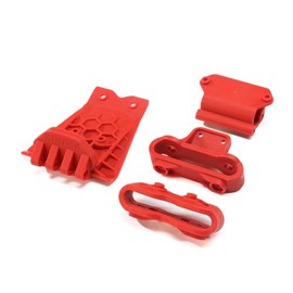ARRMA Lower Skid and Bumper Mount Set - Red, ARA320777